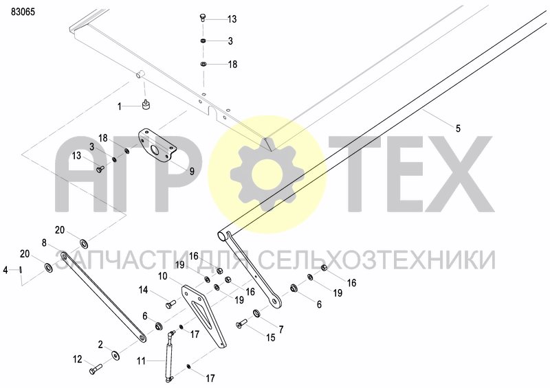 Чертеж FERTILIZER HOPPER  PRECISION DRILL