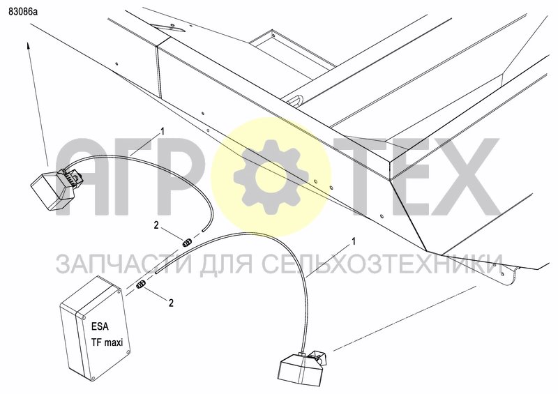 Чертеж FERTILIZER HOPPER  PRECISION DRILL