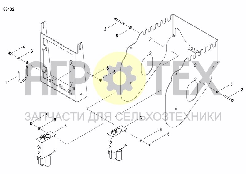 Чертеж EXTERNAL OIL SUPLY SYSTEM