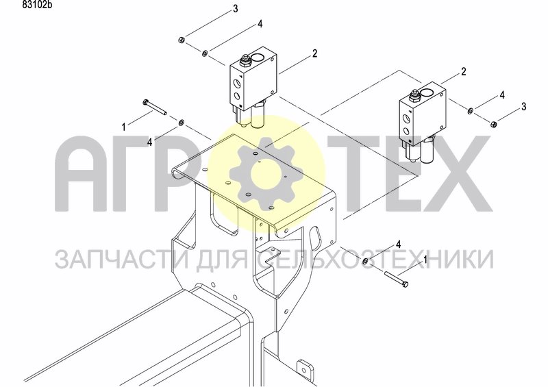 Чертеж EXTERNAL OIL SUPLY SYSTEM