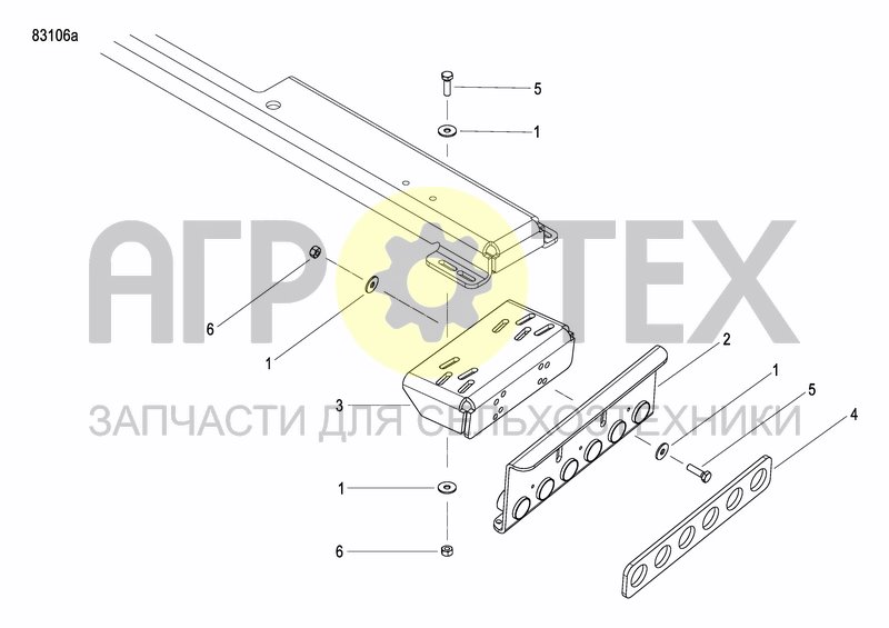 Чертеж FERTILIZER HOPPER  PRECISION DRILL