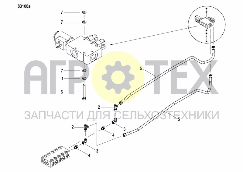 Чертеж METERING DEVICE FERTILIZER