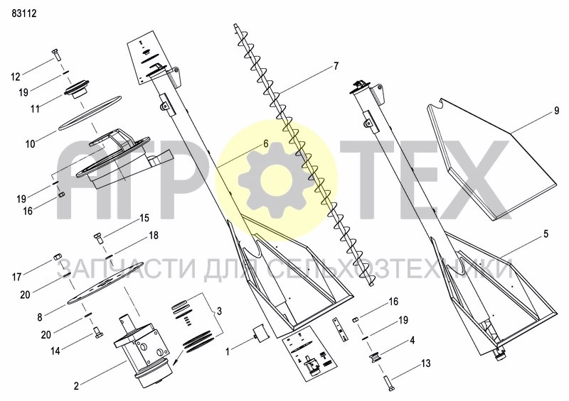 Чертеж FILLING AUGER