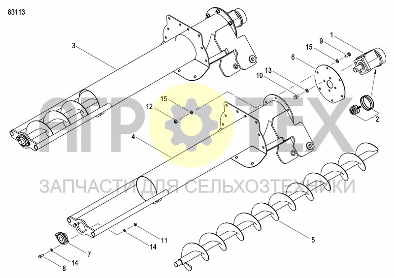 Чертеж FILLING AUGER