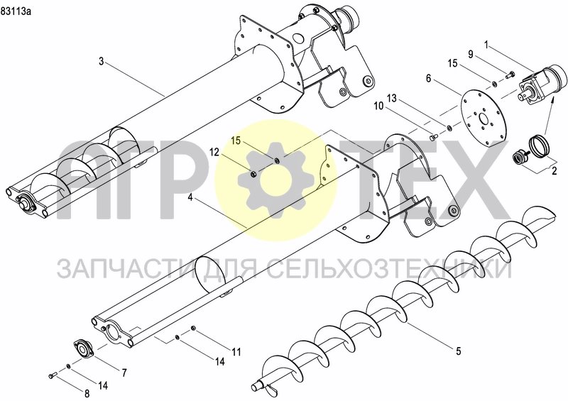 Чертеж FILLING AUGER