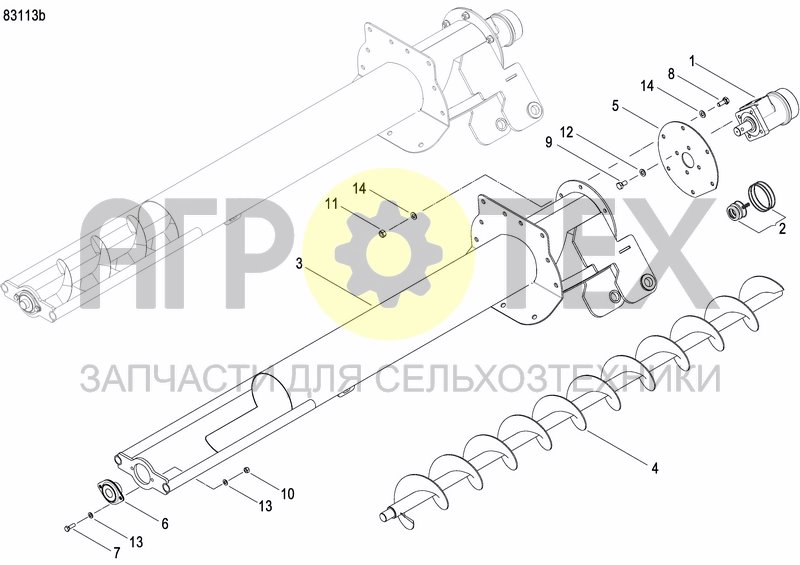 Чертеж FILLING AUGER