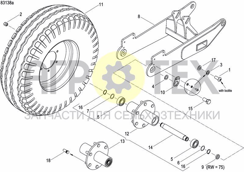 Чертеж DRIVE WHEEL MASTER/SLAVE