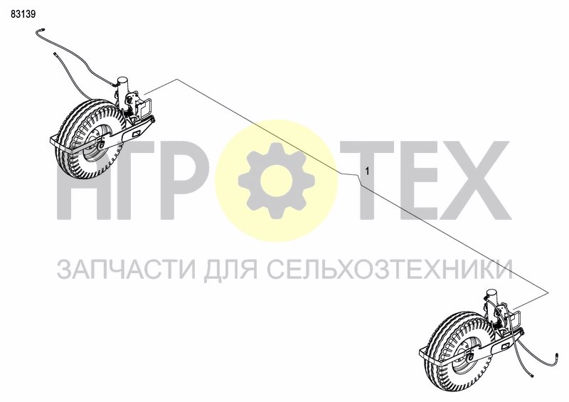 Чертеж DRIVE WHEEL MASTER/SLAVE