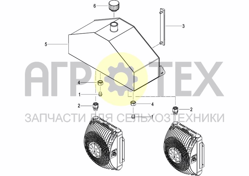 Чертеж EXTERNAL OIL SUPLY SYSTEM