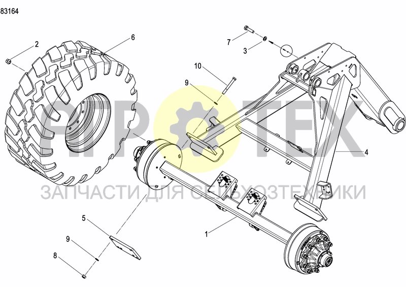 Чертеж TRANSPORT WHEEL