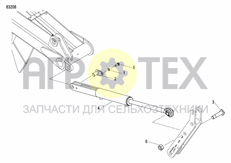 Чертеж DISC MARKER DOUBLE HYDR. FOLDABLE