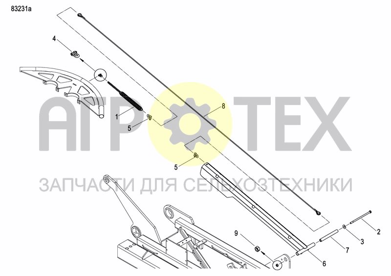 Чертеж FERTILIZER DISTRIBUTION HEAD