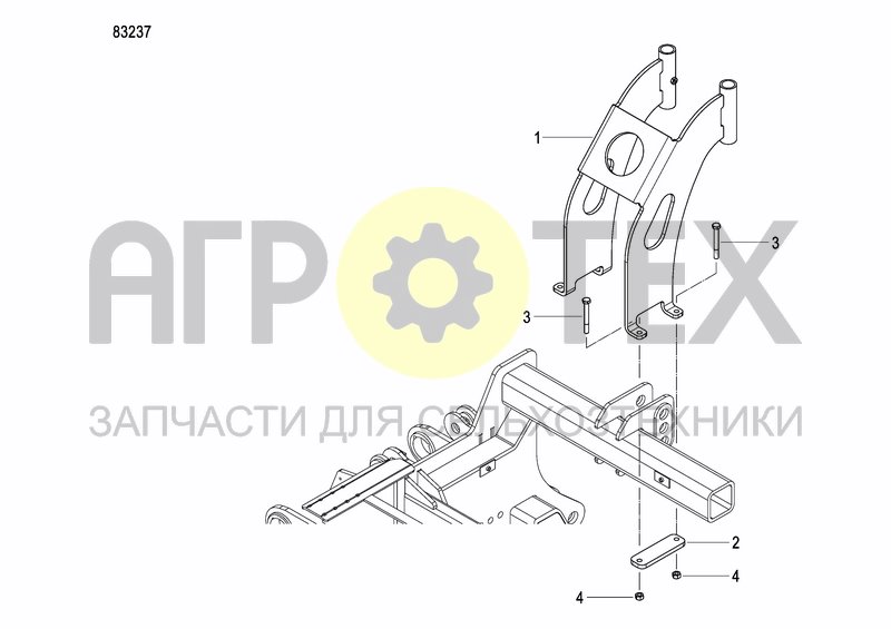 Чертеж FERTILIZER DISTRIBUTION HEAD