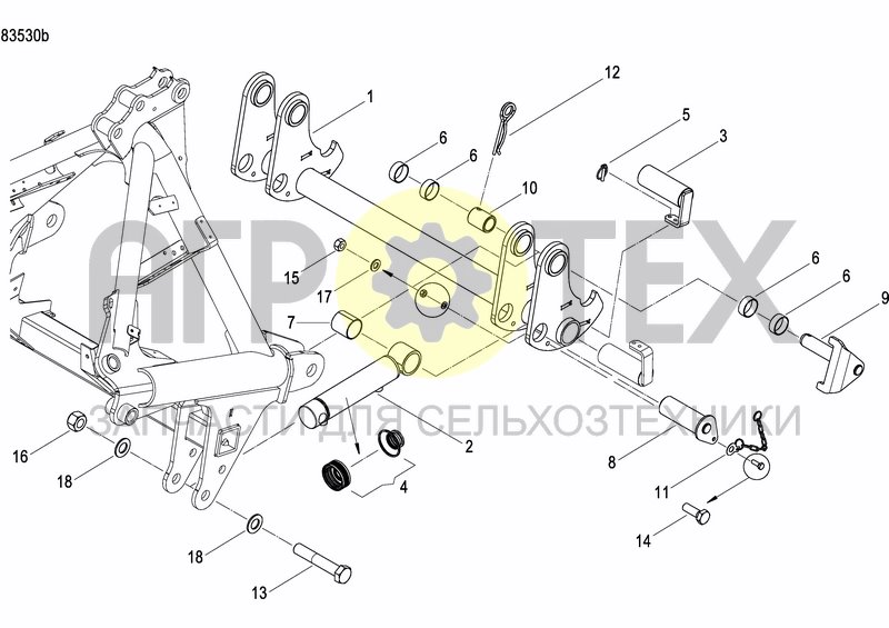 Чертеж HYDRAULIC BALLASTING KIT