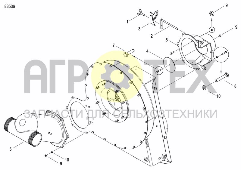 Чертеж METERING DEVICE FERTILIZER