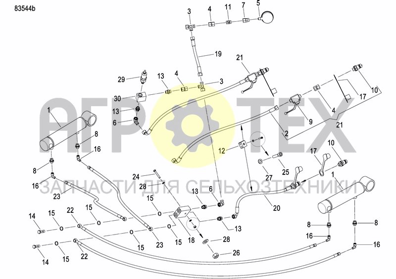 Чертеж HYDRAULIC BALLASTING KIT