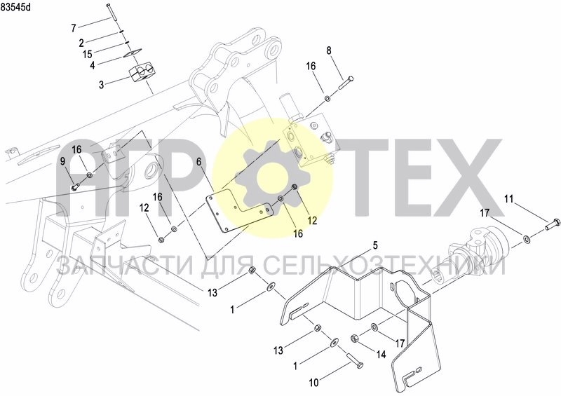 Чертеж HYDR. FAN DRIVE