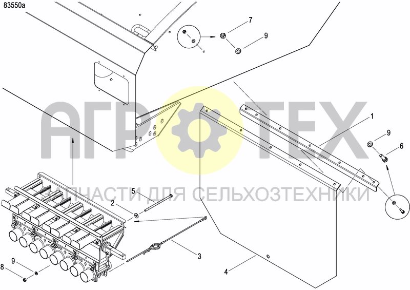 Чертеж METERING DEVICE FERTILIZER