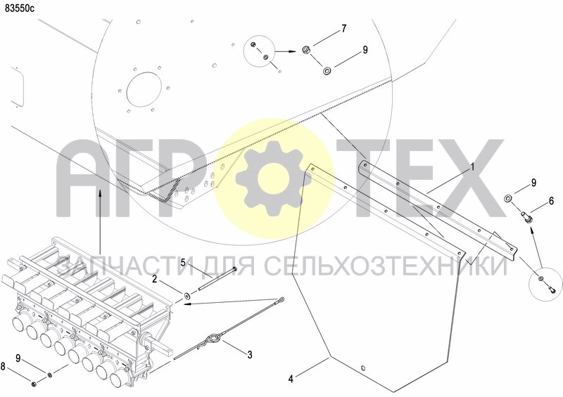 Чертеж METERING DEVICE FERTILIZER