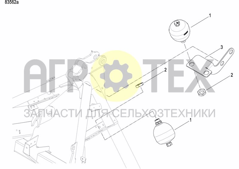 Чертеж HYDRAULIC BALLASTING KIT