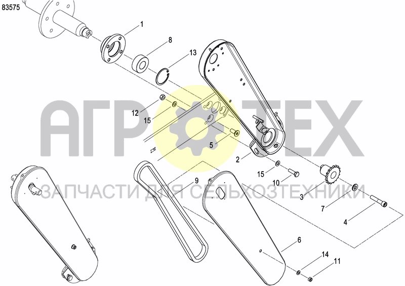 Чертеж AXLE AND WHEELS