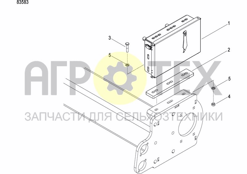 Чертеж FERTILIZER GEARBOX