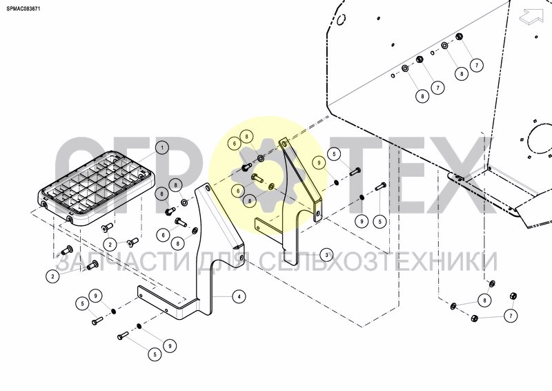 Чертеж LOADING EQUIPMENT