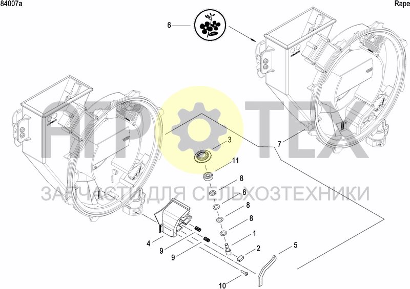 Чертеж SEEDING HEART SX E-DRIVE II