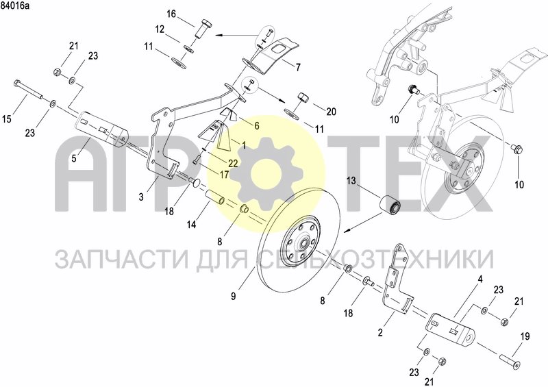 Чертеж INTERMEDIATE PRESS WHEEL