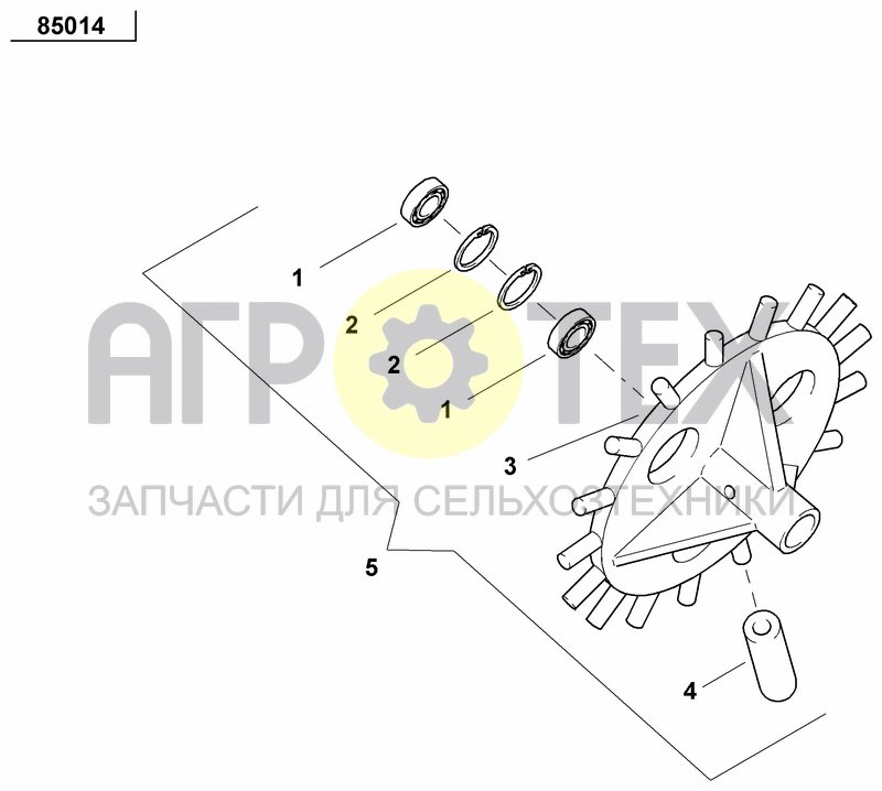 Чертеж REAR PRESS WHEEL