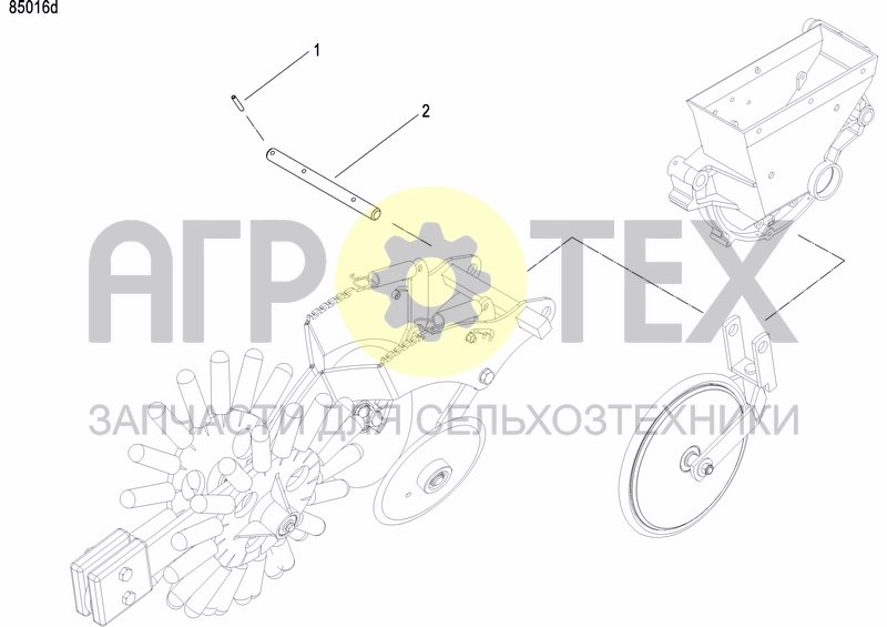 Чертеж REAR PRESS WHEEL