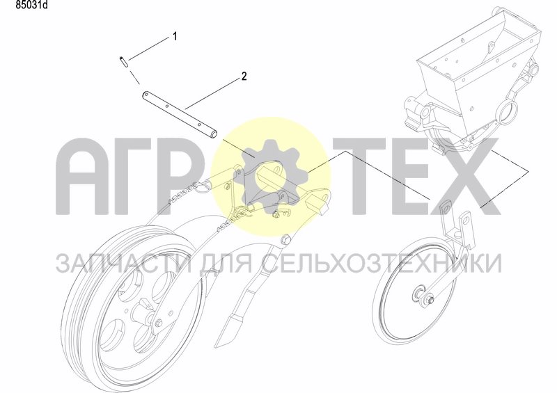 Чертеж REAR PRESS WHEEL