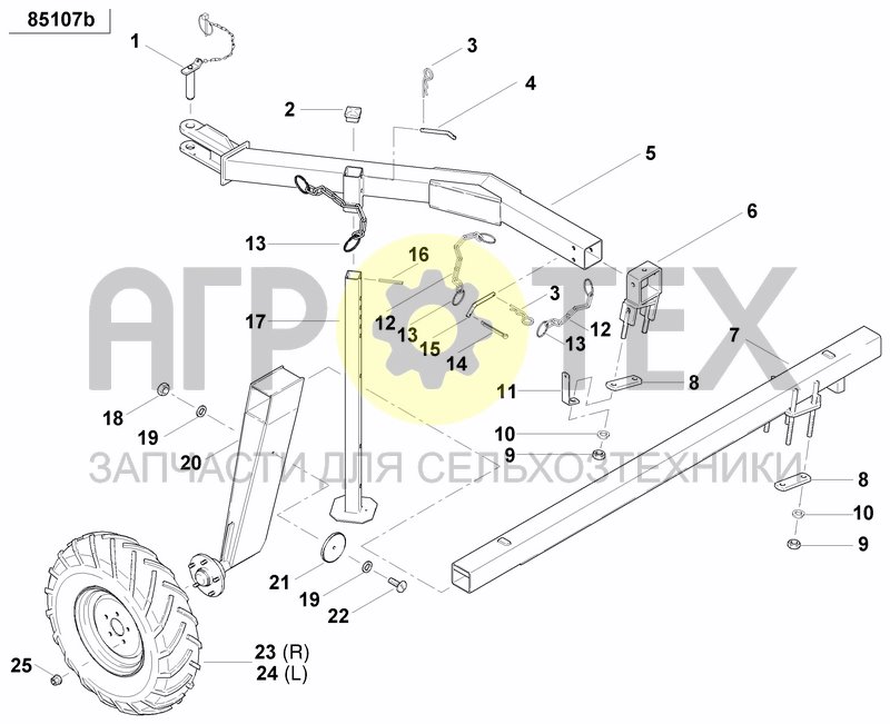 Чертеж LENGTHWISE TRANSPORT KIT