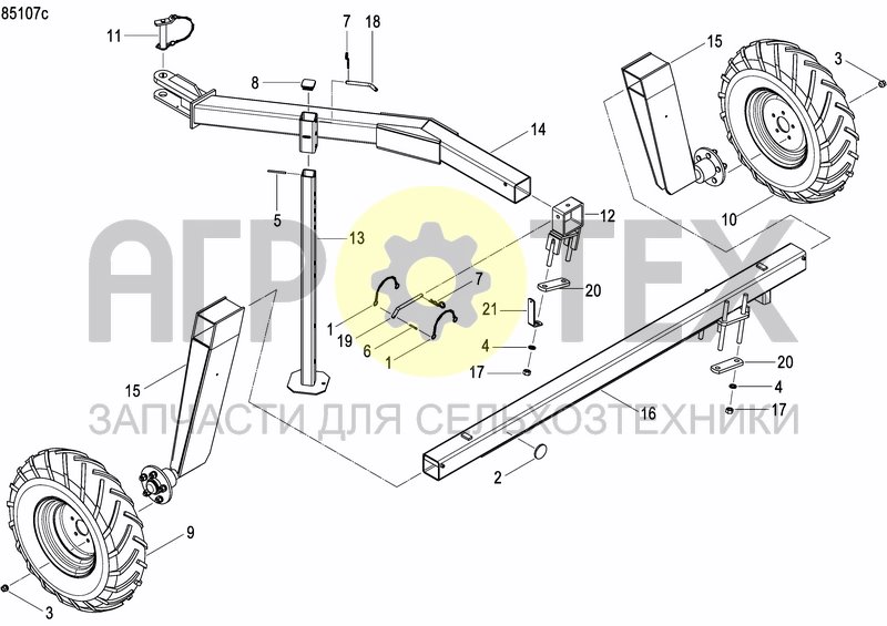 Чертеж LENGTHWISE TRANSPORT KIT