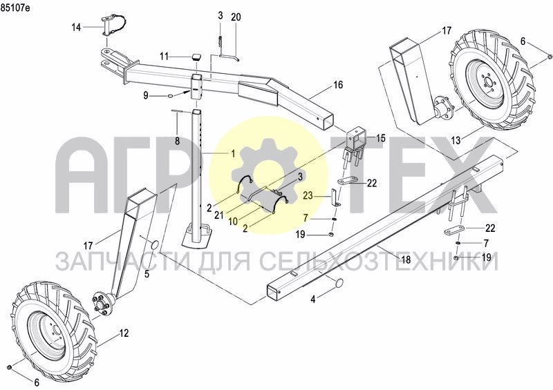 Чертеж LENGTHWISE TRANSPORT KIT