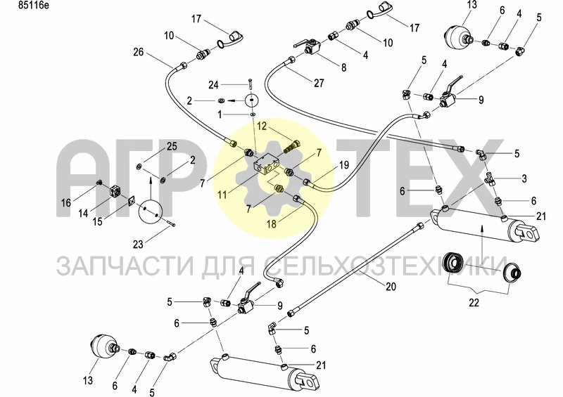 Чертеж LENGTHWISE TRANSPORT KIT