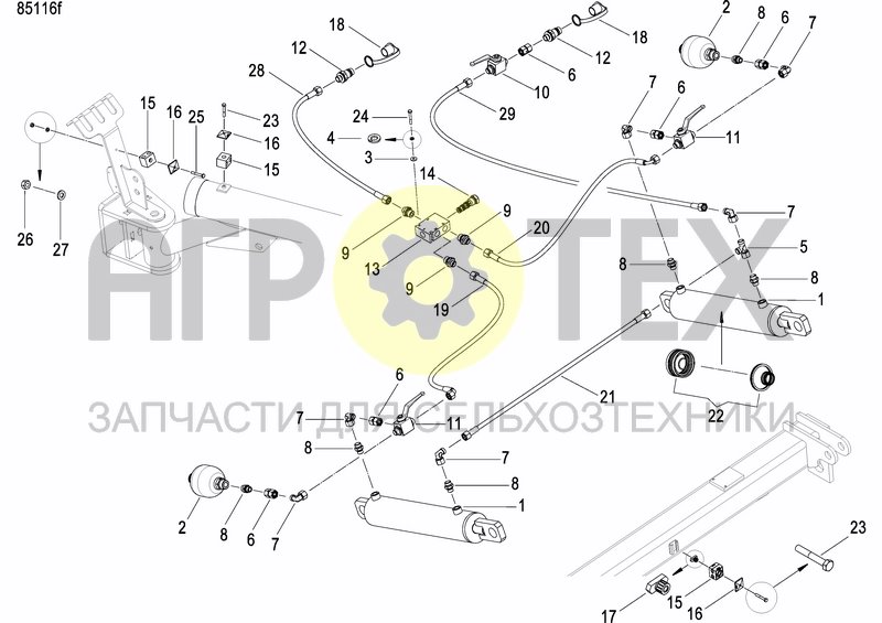 Чертеж LENGTHWISE TRANSPORT KIT