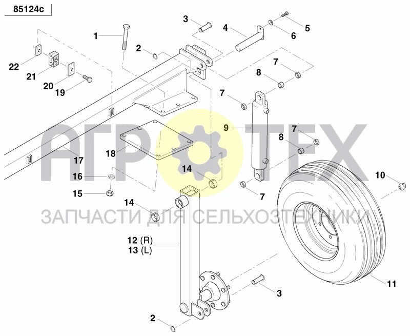 Чертеж LENGTHWISE TRANSPORT KIT