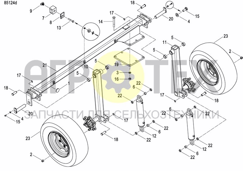 Чертеж LENGTHWISE TRANSPORT KIT