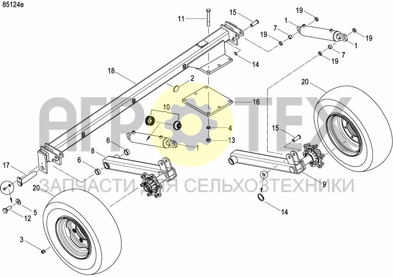 Чертеж LENGTHWISE TRANSPORT KIT