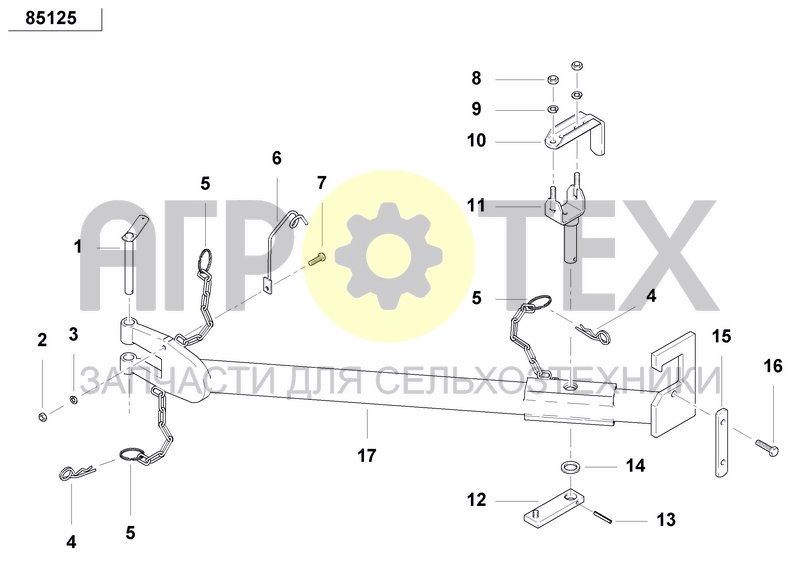 Чертеж LENGTHWISE TRANSPORT KIT