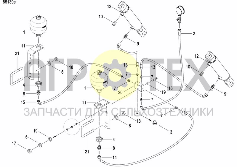 Чертеж HYDRAULIC BALLASTING KIT