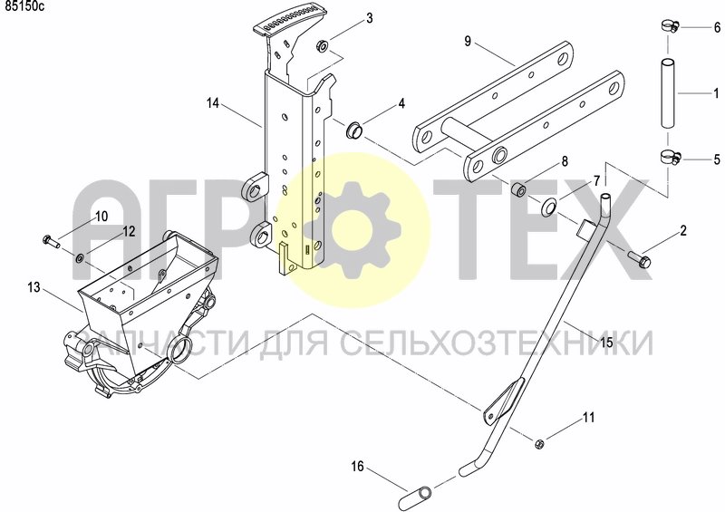 Чертеж GRANULE APPLICATOR HOPPER