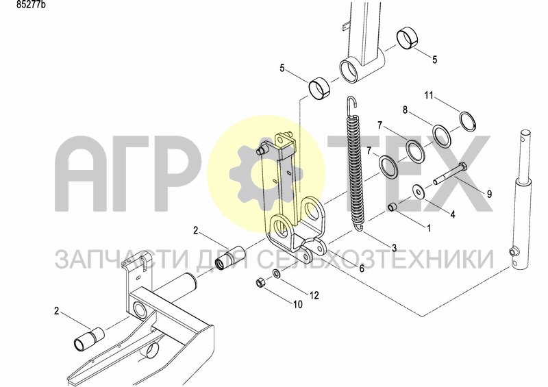 Чертеж DISC MARKER DOUBLE HYDR. FOLDABLE