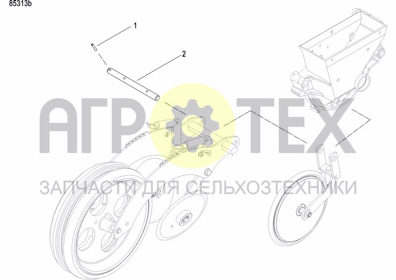 Чертеж REAR PRESS WHEEL