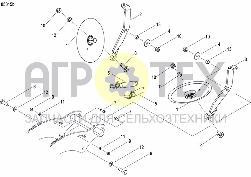 Чертеж REAR PRESS WHEEL