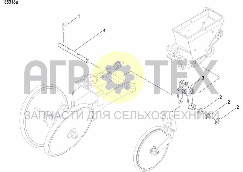 Чертеж REAR PRESS WHEEL