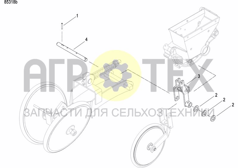 Чертеж REAR PRESS WHEEL