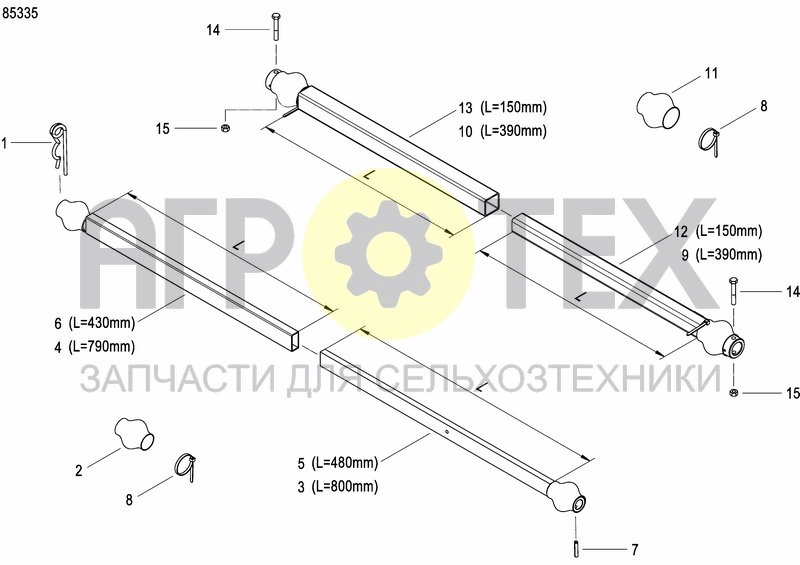 Чертеж GRANULE APPLICATOR DRIVE