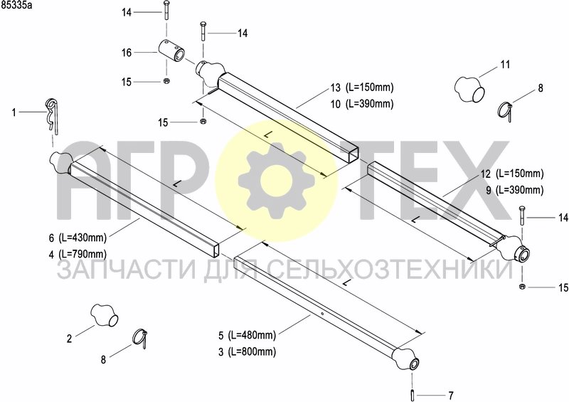 Чертеж GRANULE APPLICATOR DRIVE